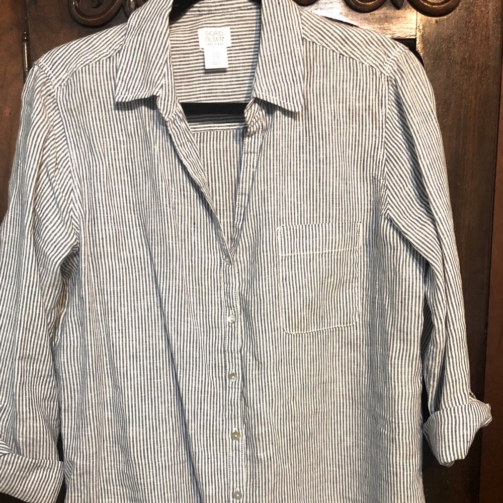 Sigrid Olsen linen tunic